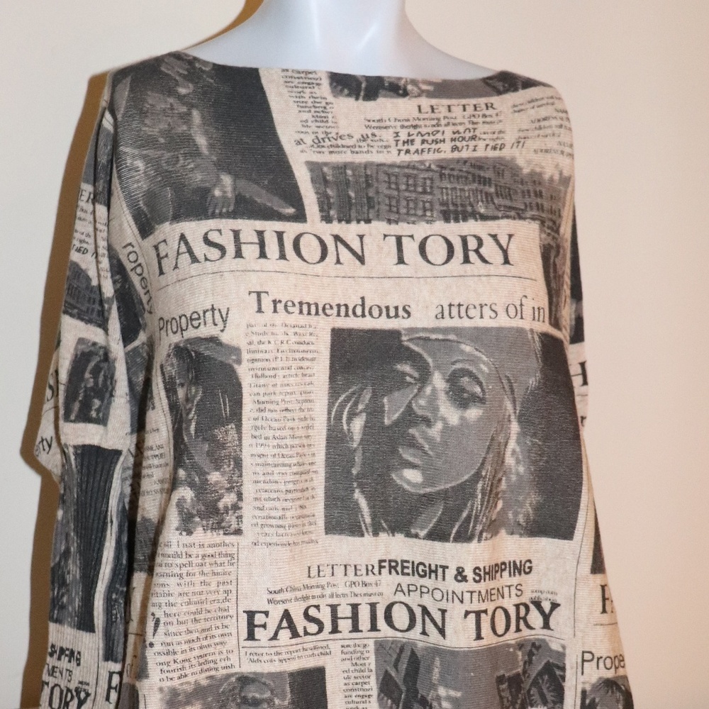 Designer Tunic Sweater - 1X